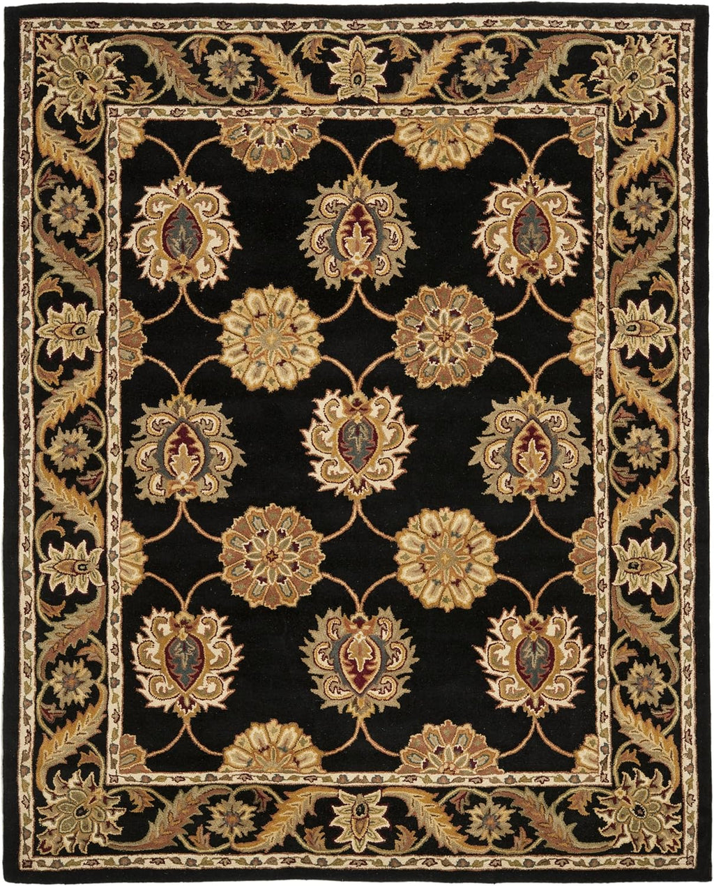 Persian Floral Wool Rug