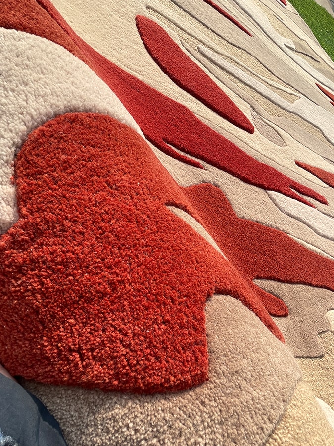 Fragmented Terrain Modern Irregular Rug