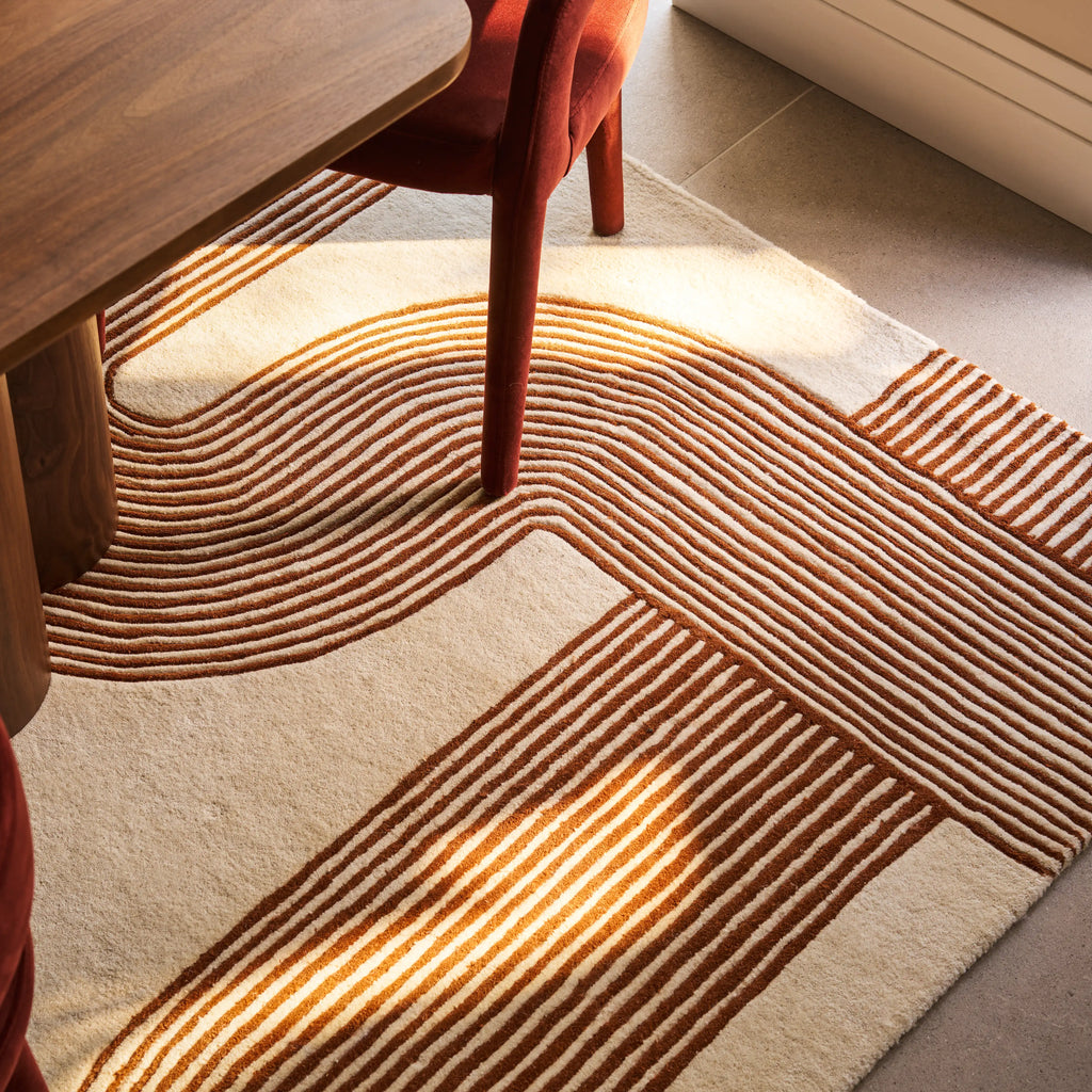 Monoline Flow Wool Rug