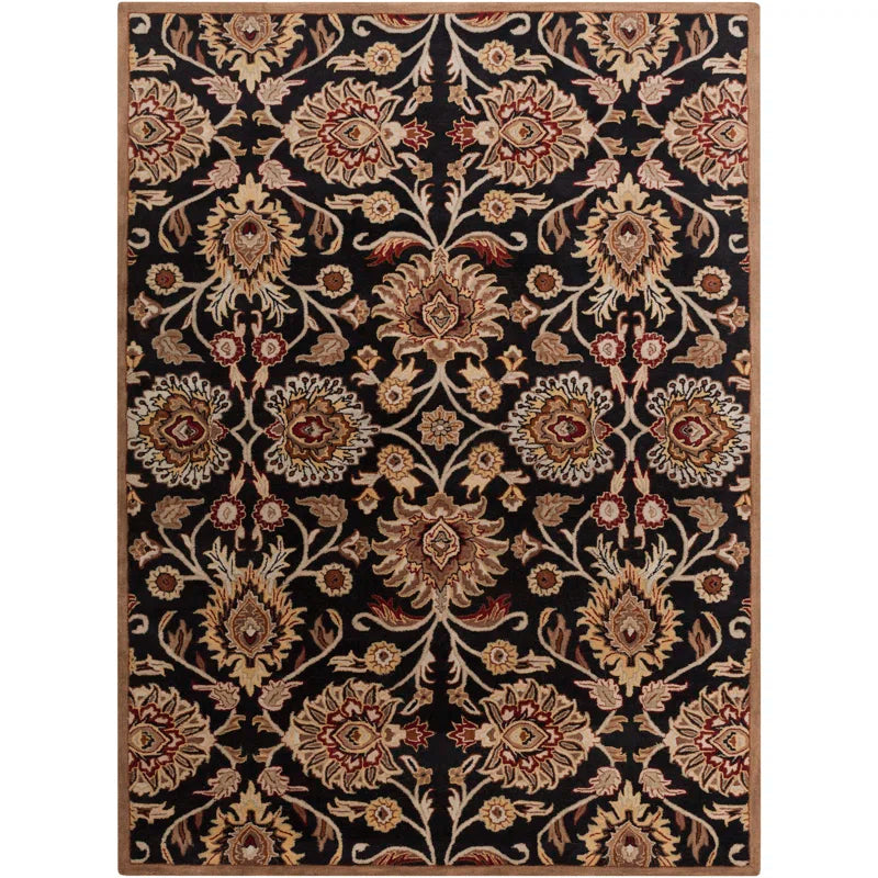 Premium Black Wool Rug