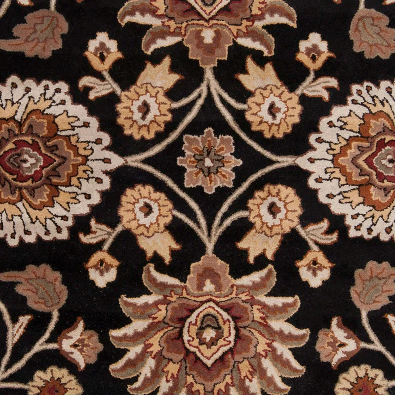 Premium Black Wool Rug