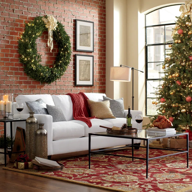 Traditional Red Wool Area Rug