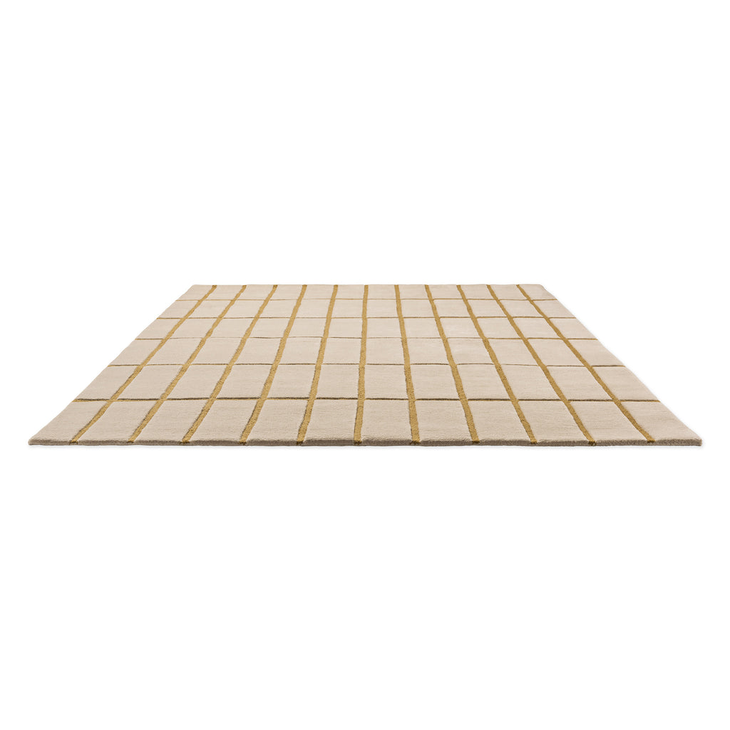 Luxury Bronze Line Handmade Wool Carpet