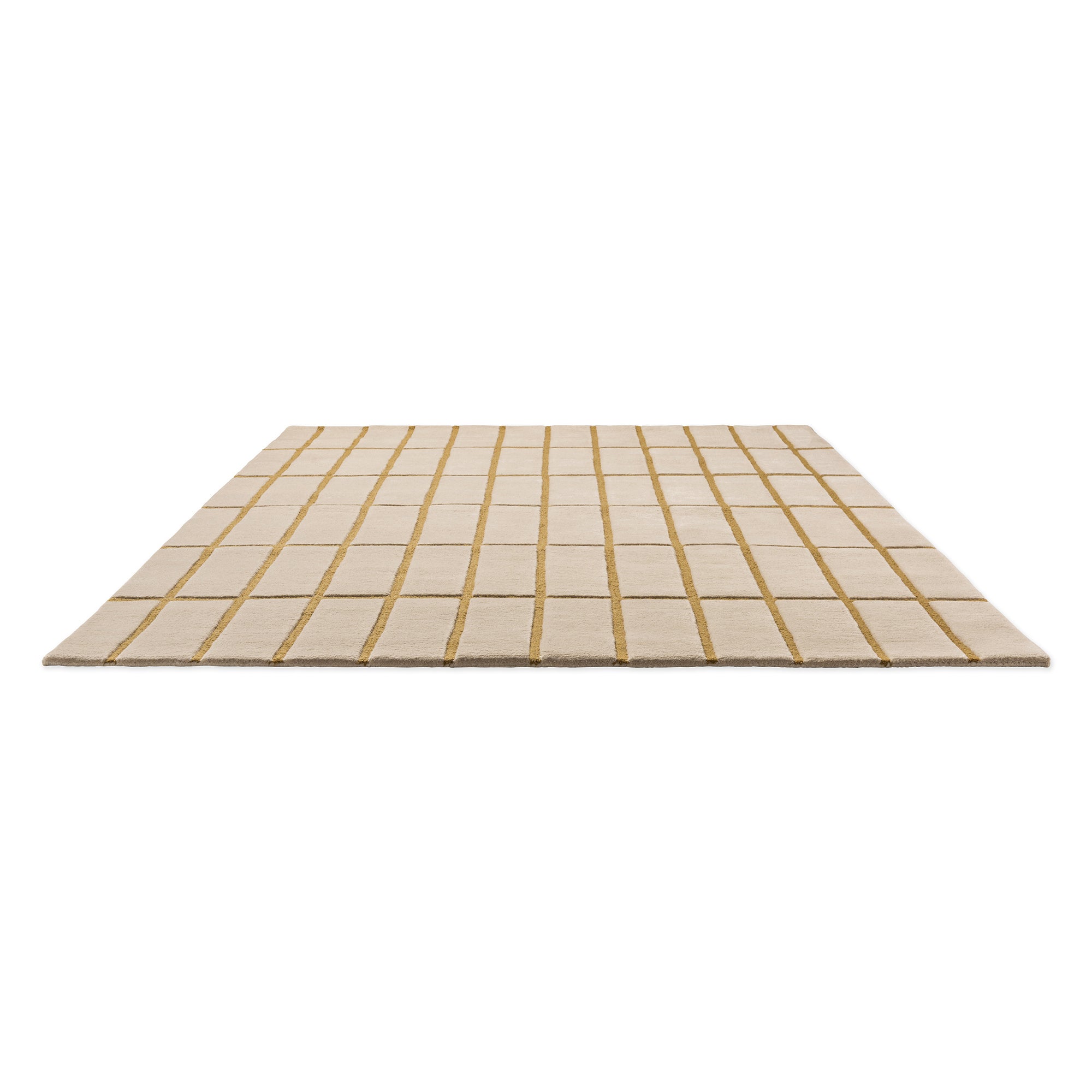 Luxury Bronze Line Handmade Wool Carpet