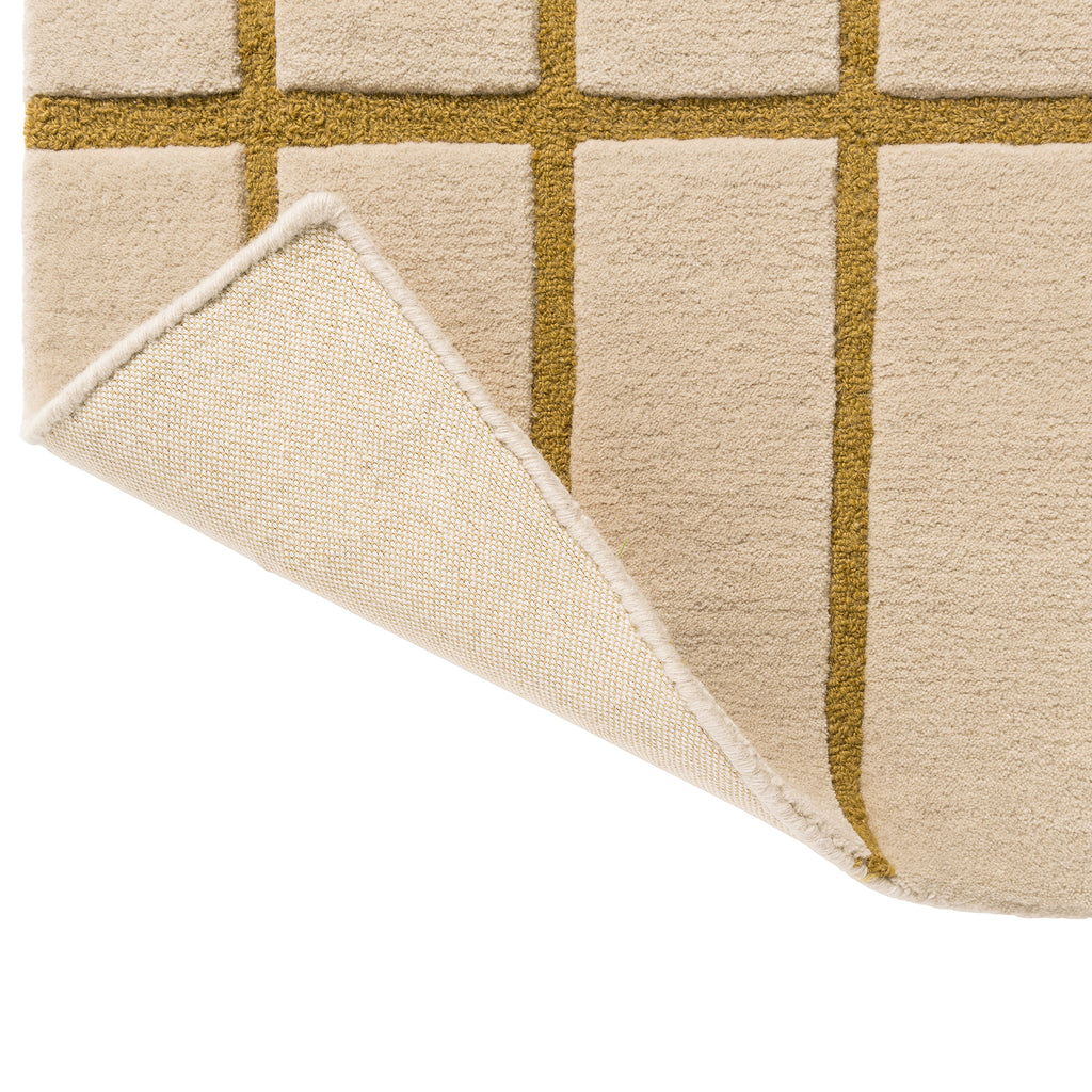 Luxury Bronze Line Handmade Wool Carpet