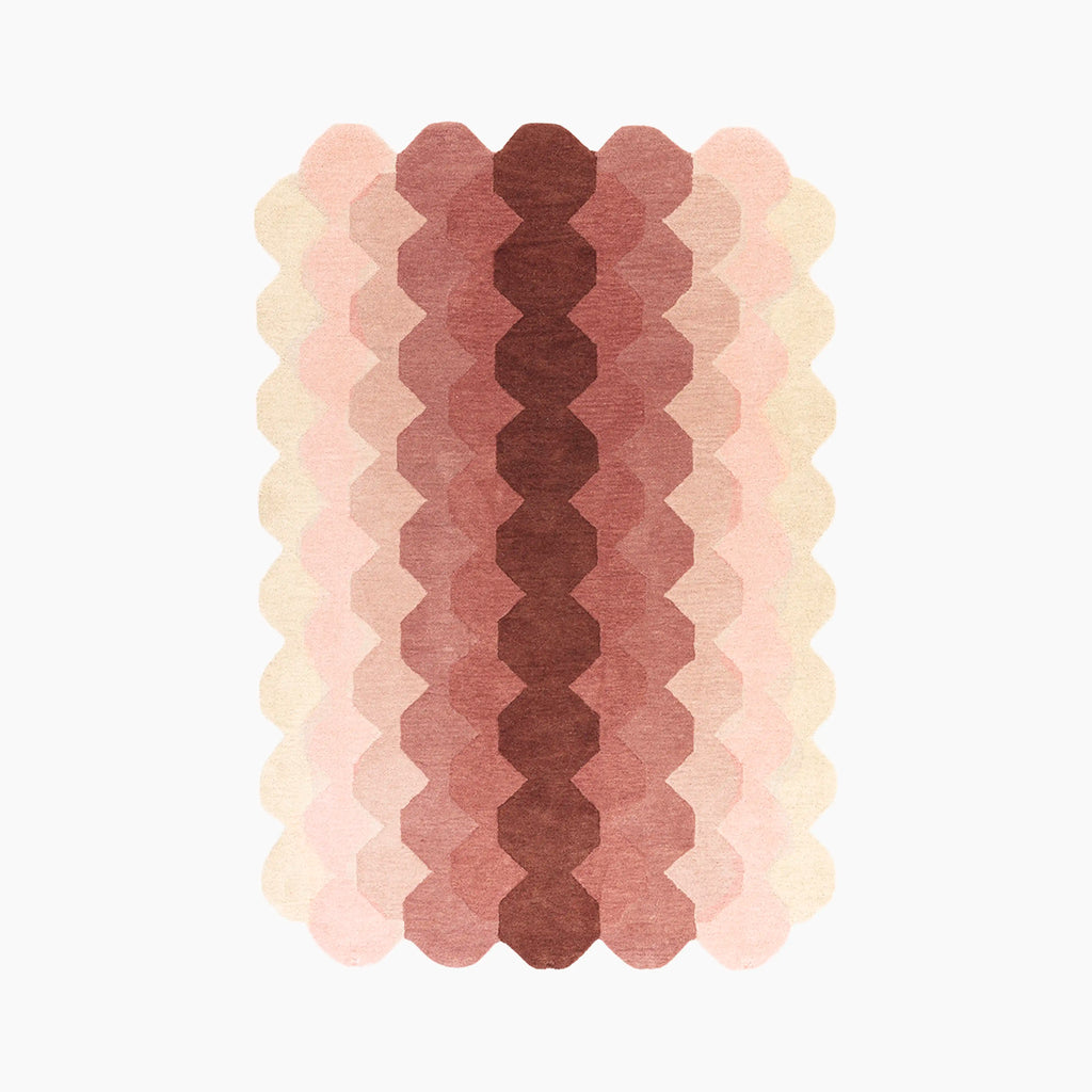 Blush Mosaic Area Carpet