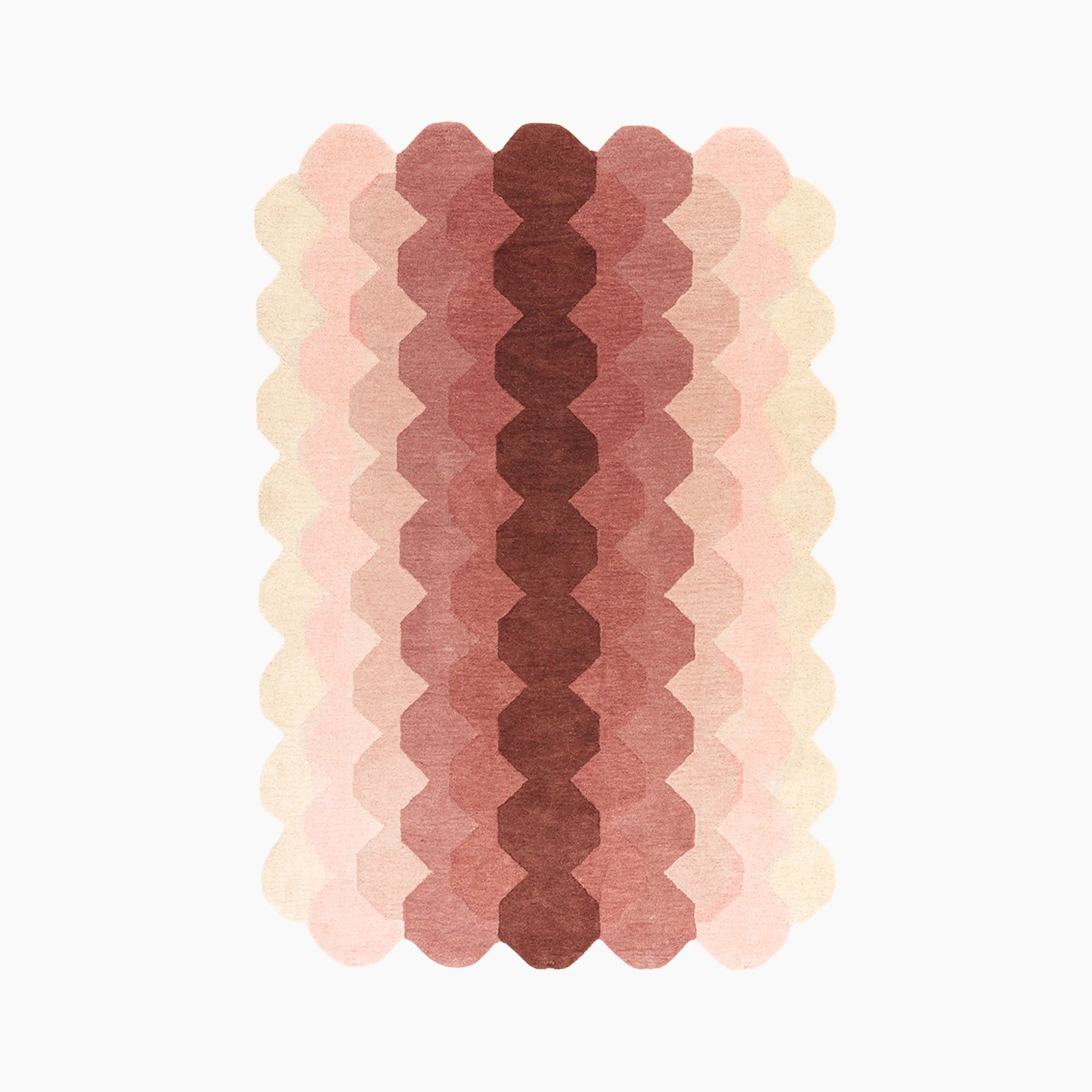 Blush Mosaic Area Carpet