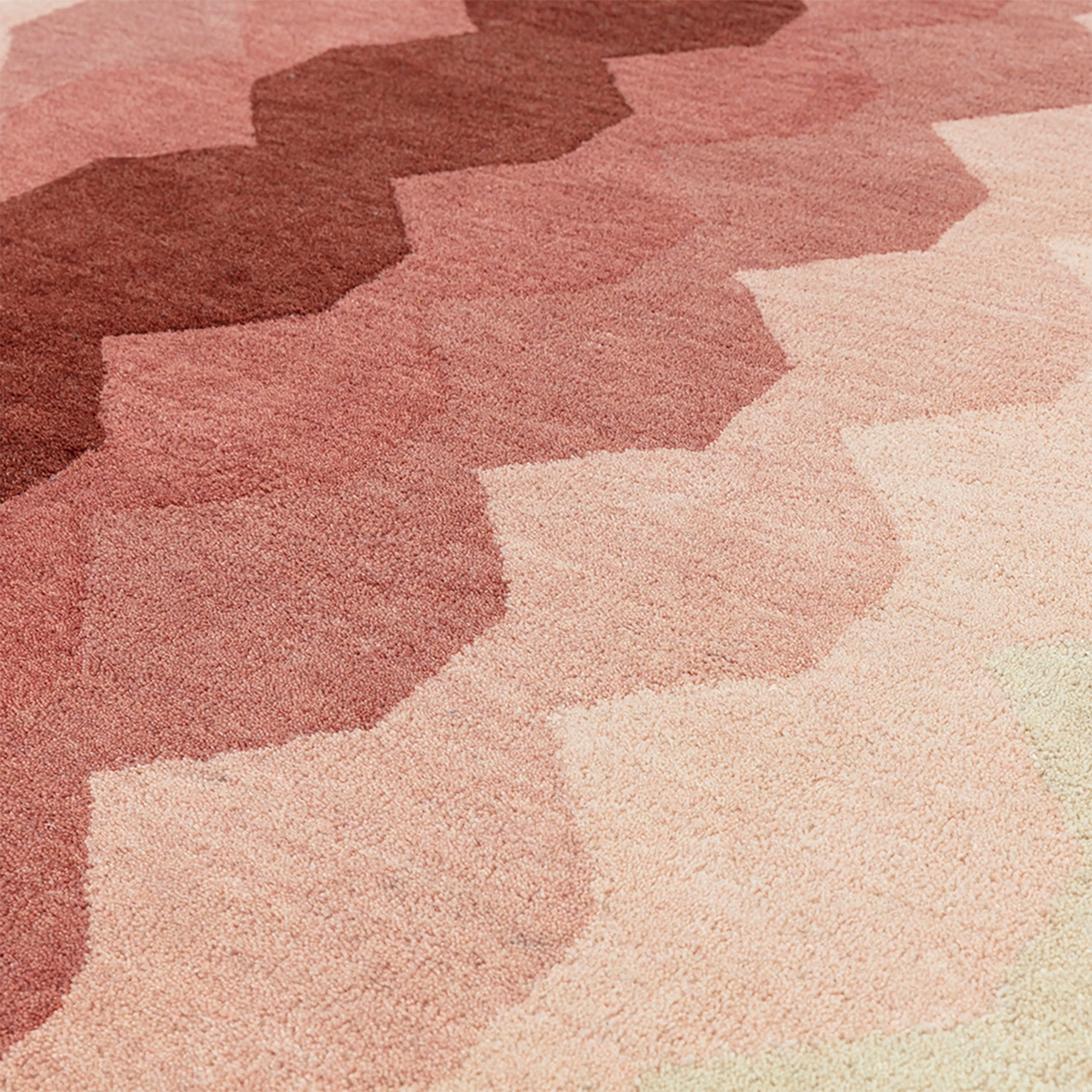 Blush Mosaic Area Carpet