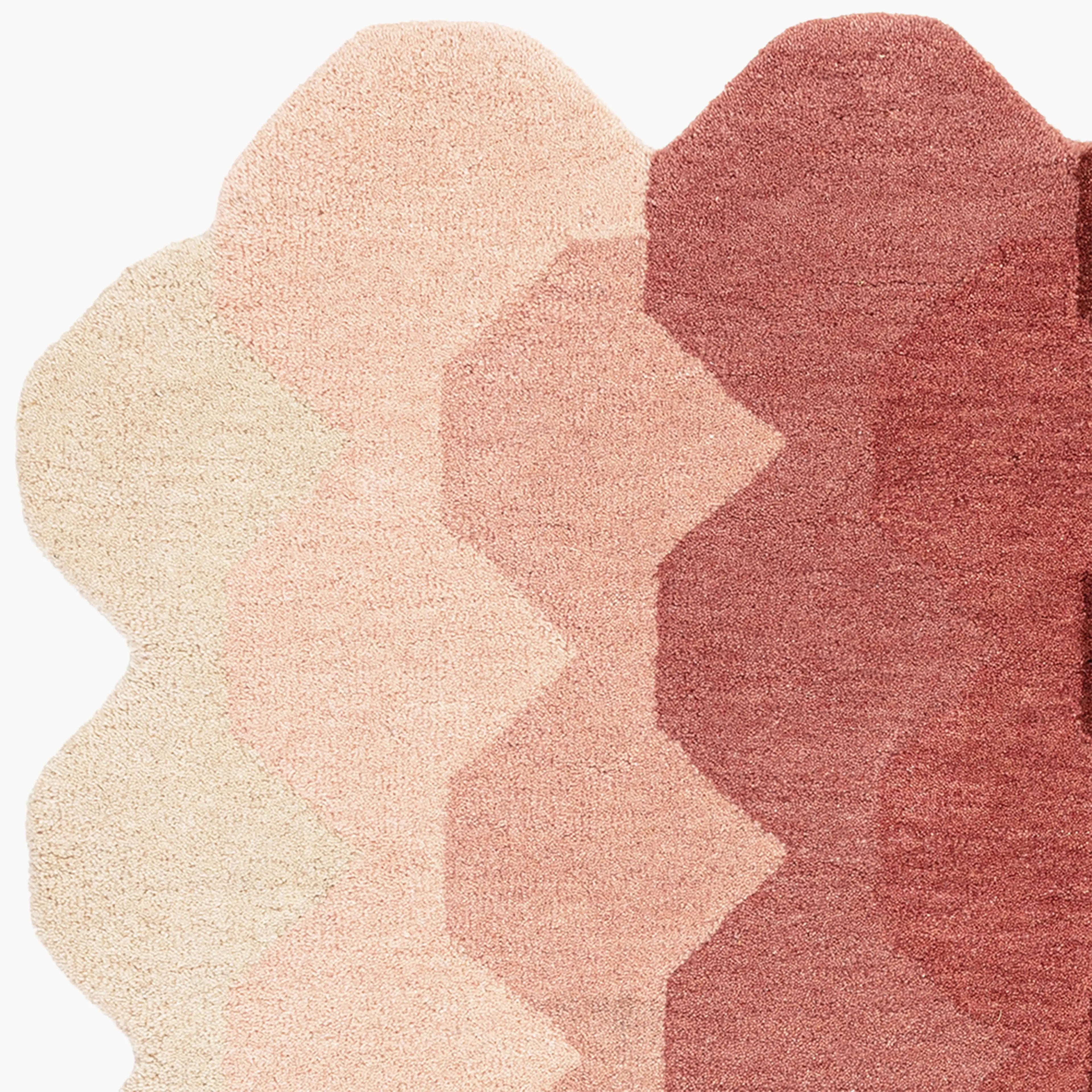 Blush Mosaic Area Carpet