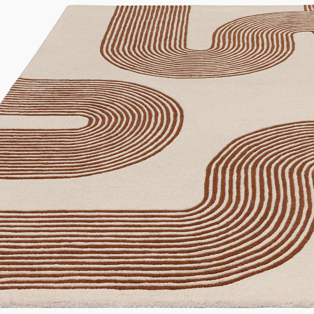 Monoline Flow Wool Rug