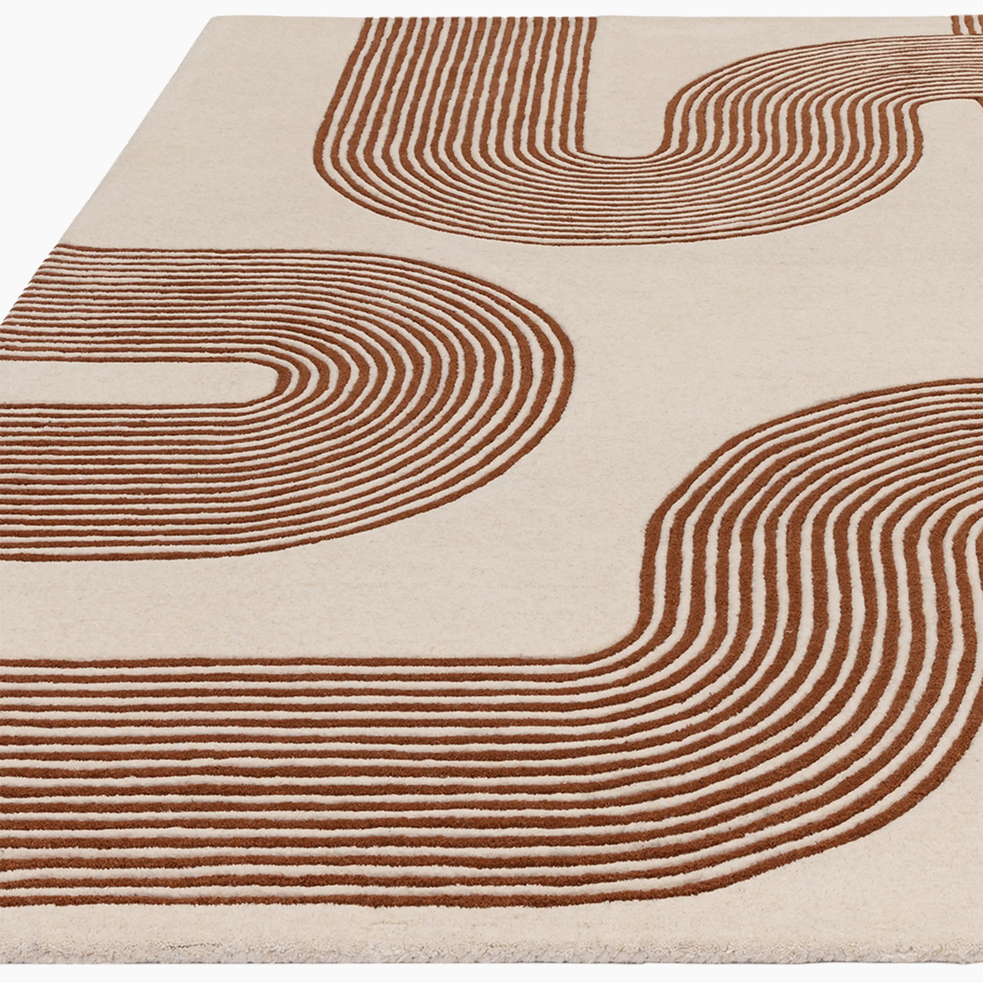 Monoline Flow Wool Rug
