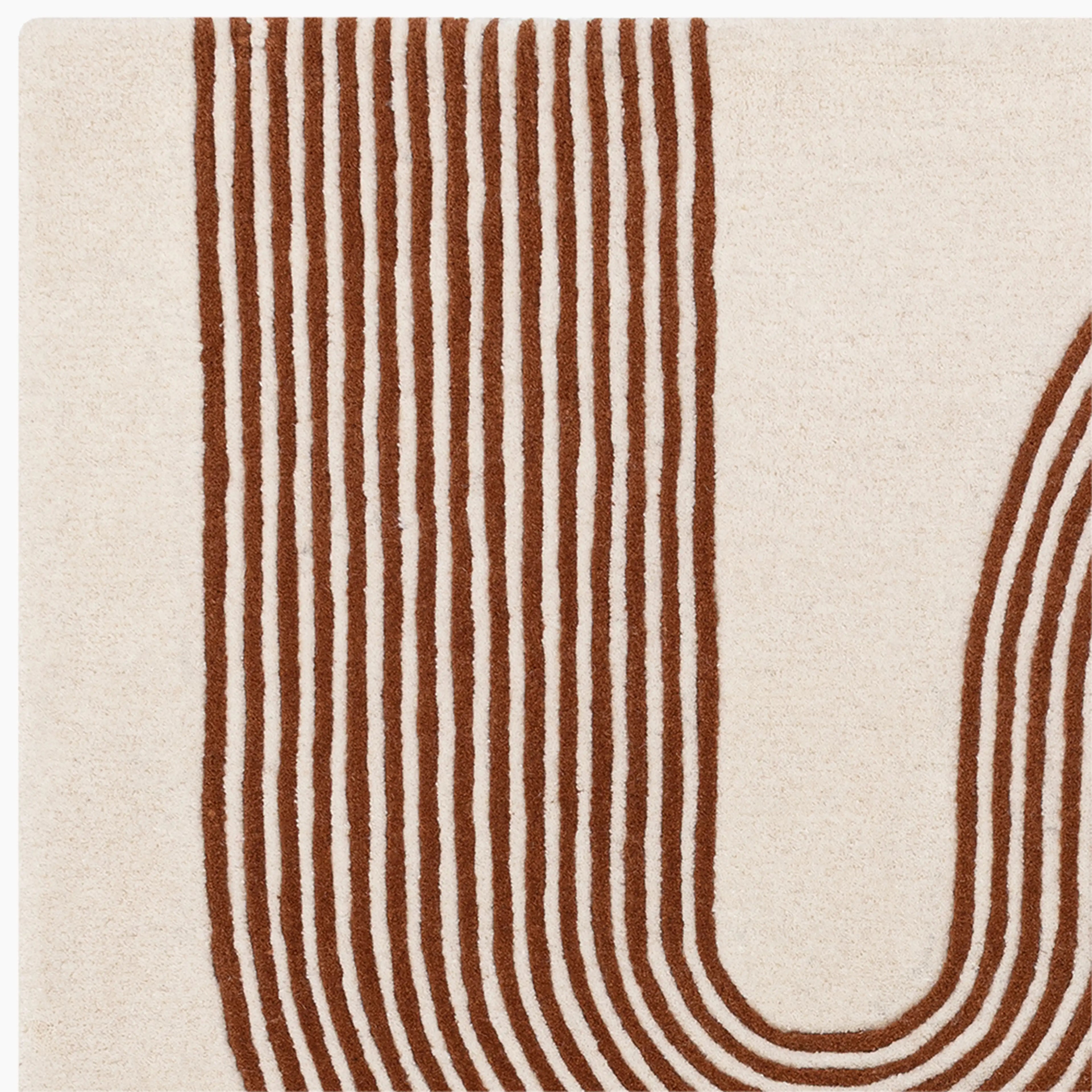 Monoline Flow Wool Rug