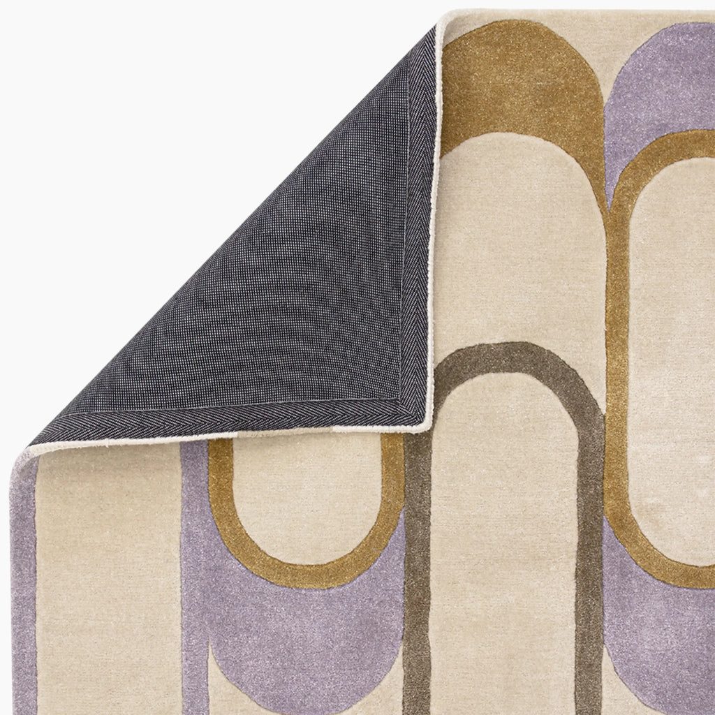 Beige Nordic Loop Wool Carpet
