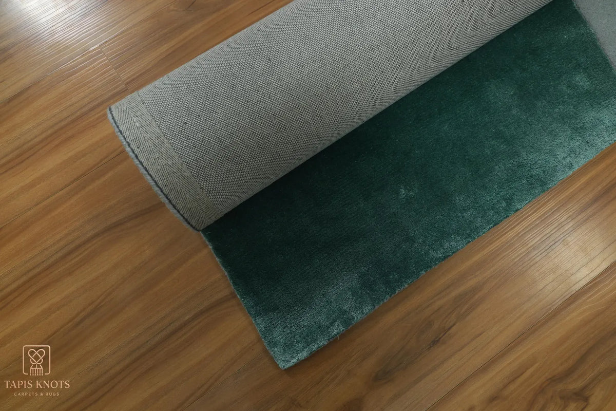 Palais Abstract Organic Color-Block Hand-Tufted Viscose Designer Area Rug