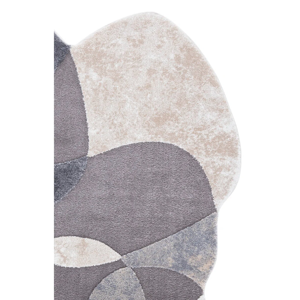 Staccato Distressed Charcoal & Stone Rug