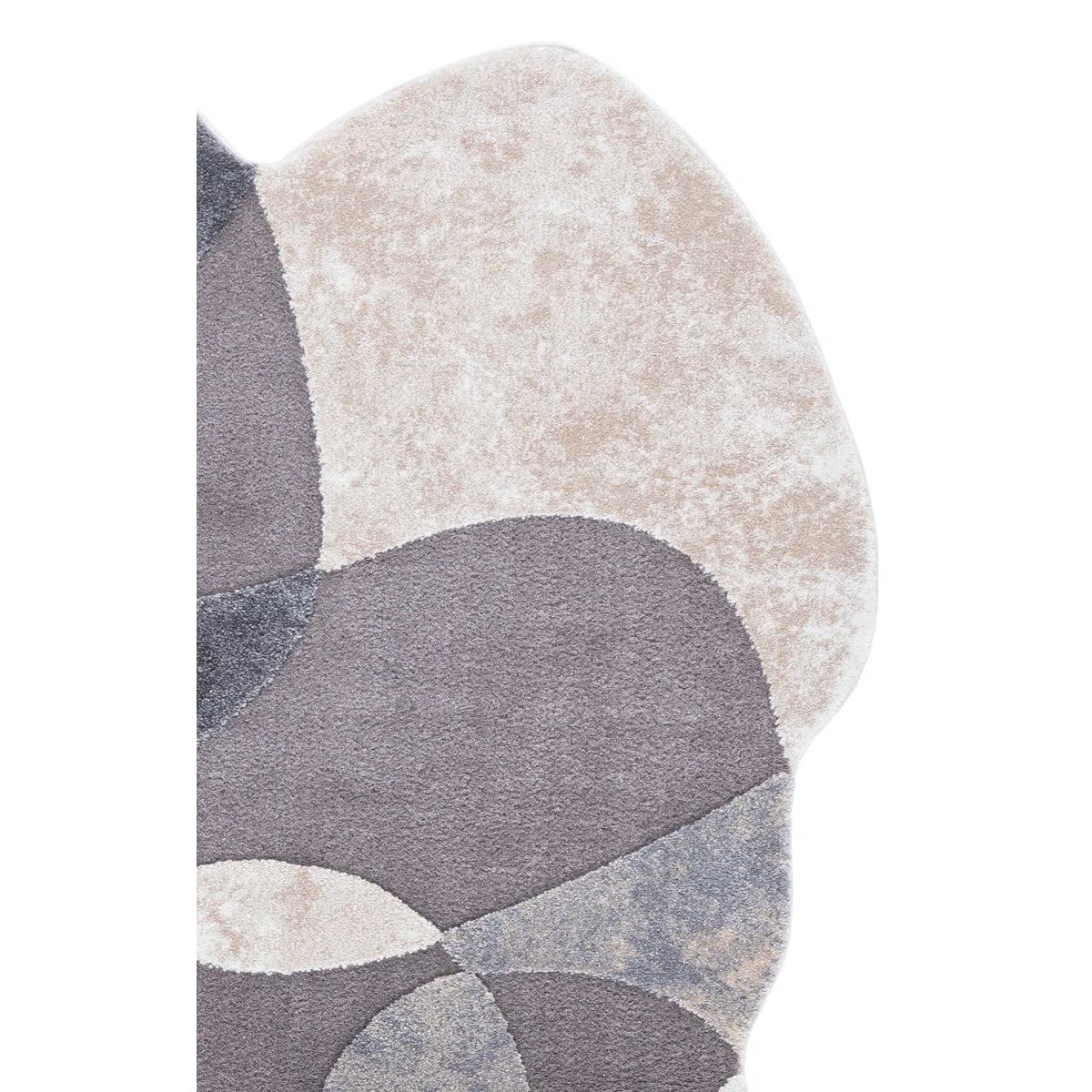 Staccato Distressed Charcoal & Stone Rug