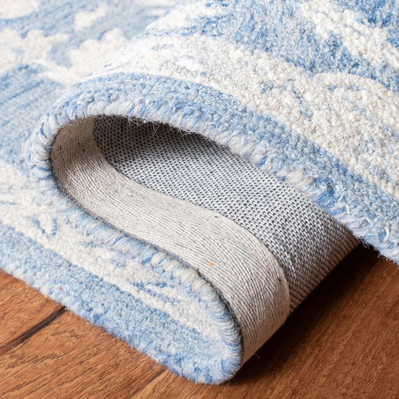 Refined Hand-Tufted Wool Rug