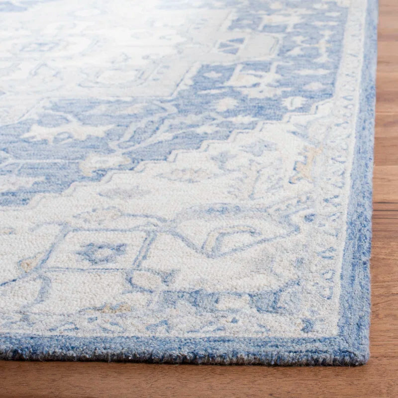 Refined Hand-Tufted Wool Rug