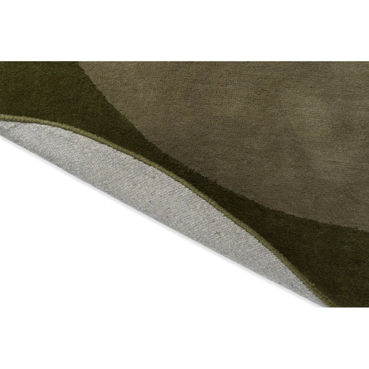 Forest & Pistachio Asymmetrical Pebble Rug