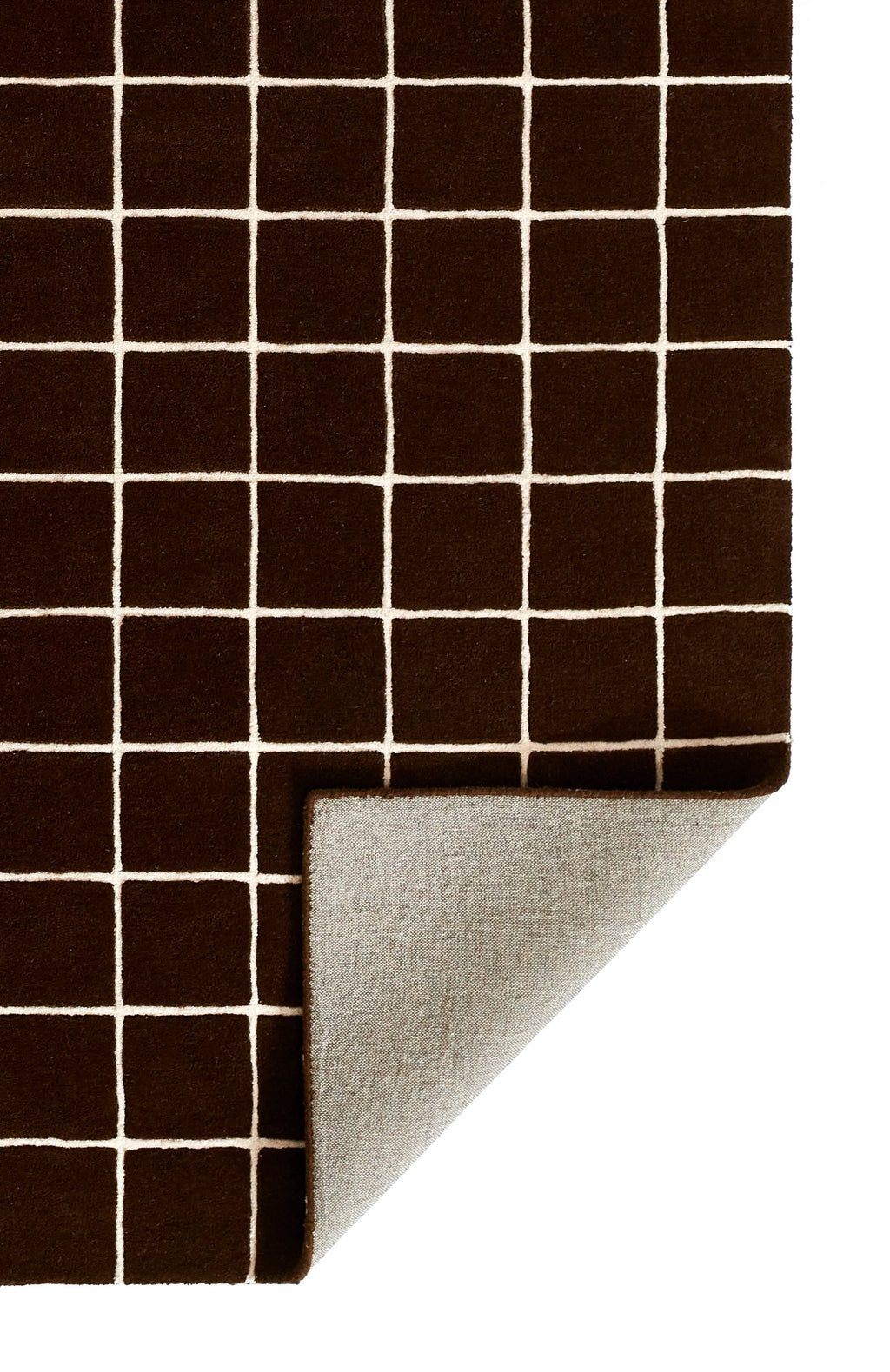Dark Brown Imperial Lattice Modern Carpet