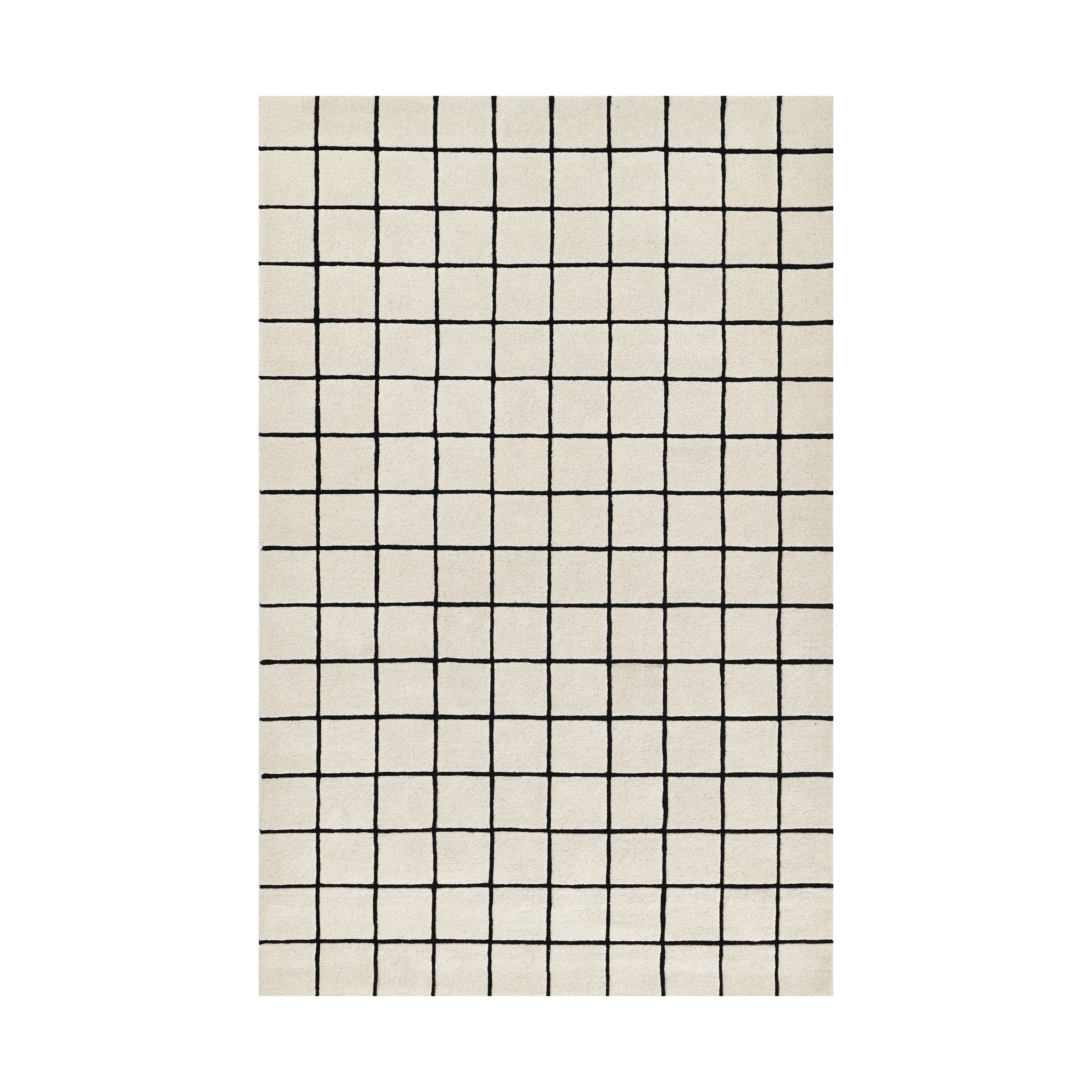 Modern Ivory Matrix Carpet