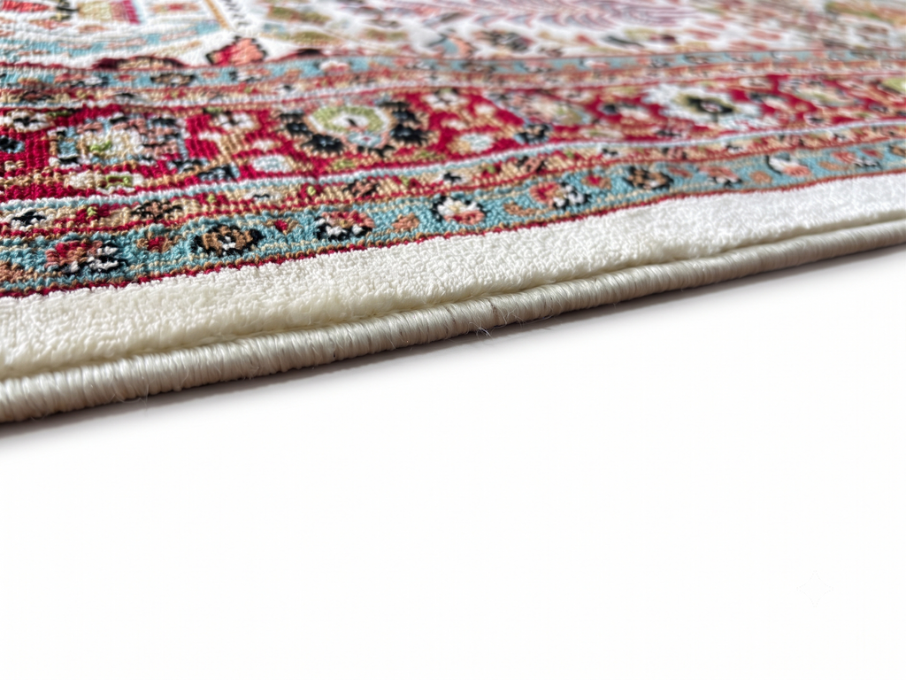 Persian Floral Garden Vintage Wool Rug