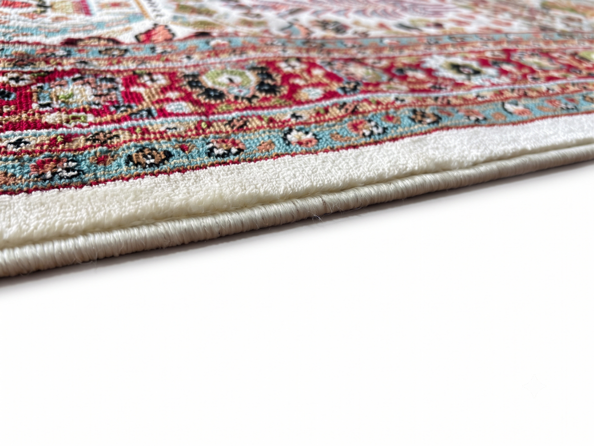 Persian Floral Garden Vintage Wool Rug