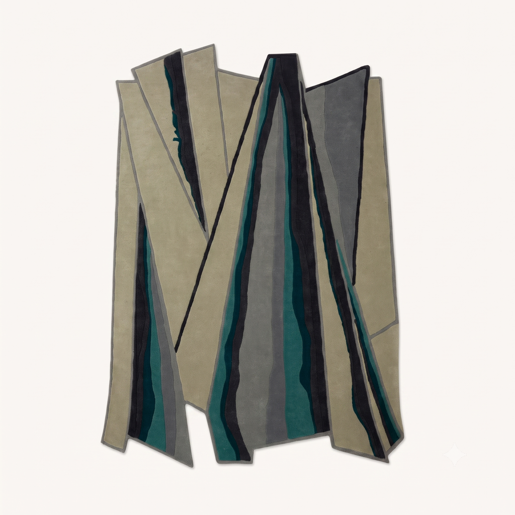 Fractale Atelier Hand-Tufted Rug