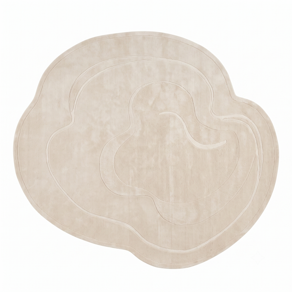 Moonstone Contour Wool Rug