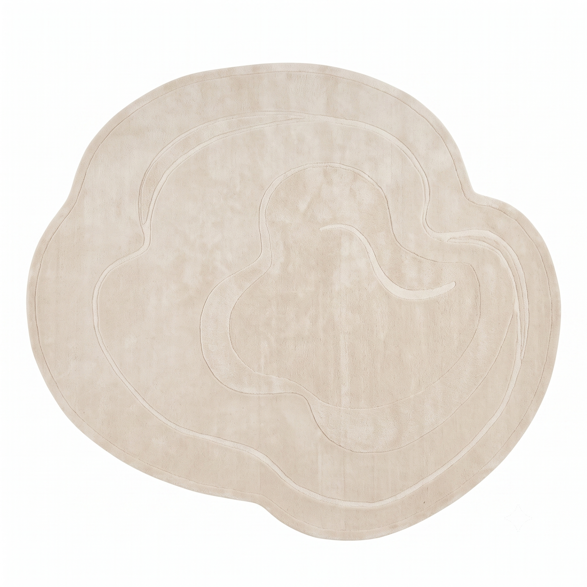 Moonstone Contour Wool Rug