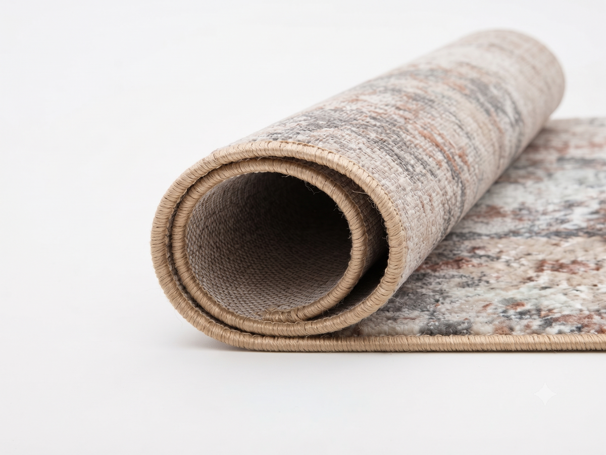 Contemporary Distressed Look Carpet