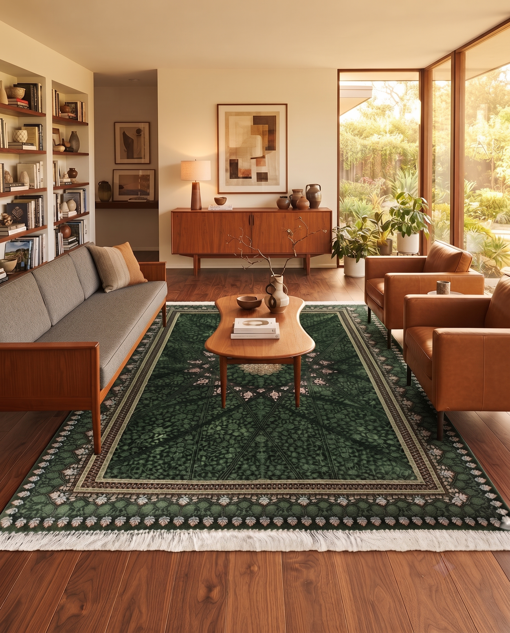 The Emerald Star Garden Carpet
