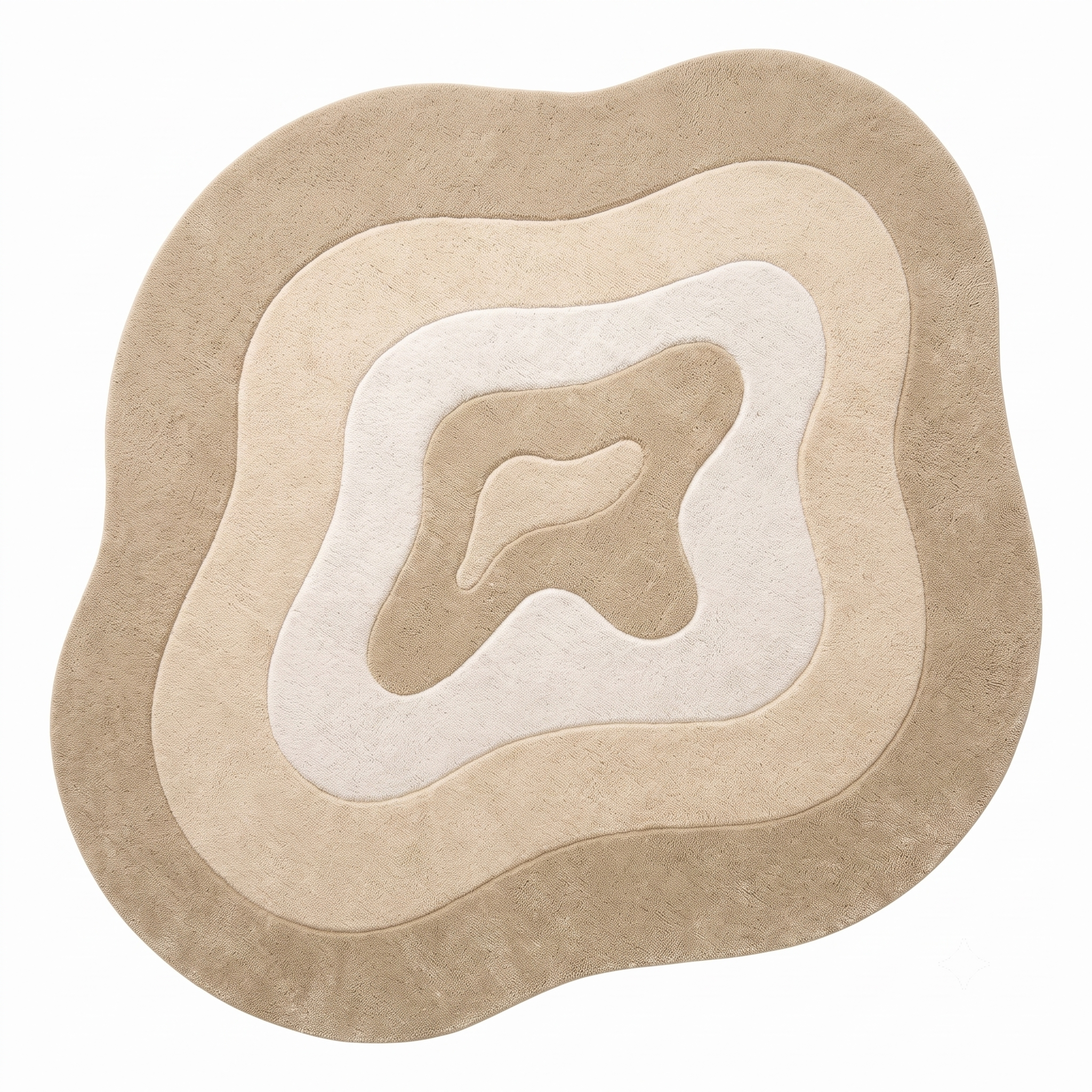 Desert Dune Contour Wool Rug