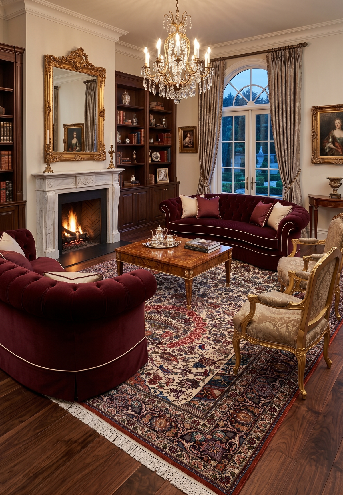 The Eden Arch Hand-Knotted Tree of Life Mehrab Rug