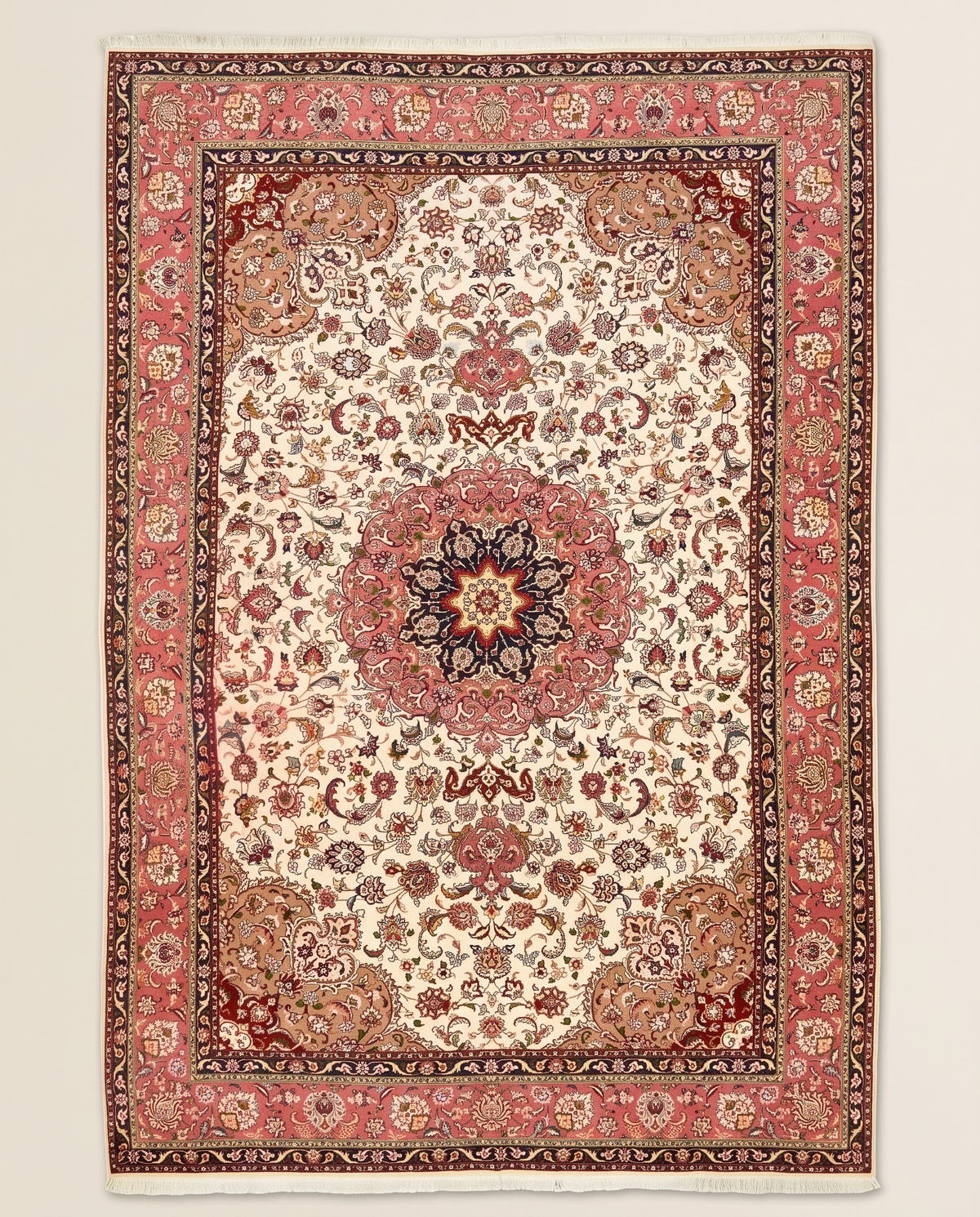 Imperial Kashan Palace Medallion Wool Masterpiece Rug