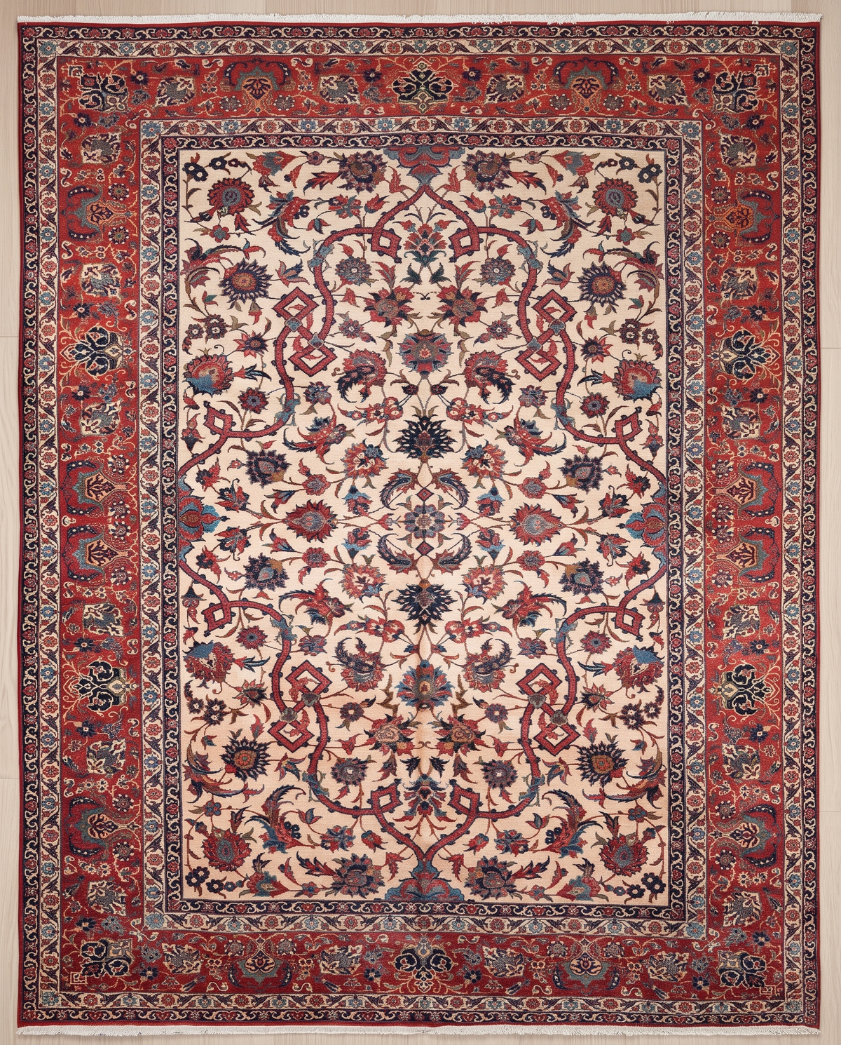 Grand Palace Isfahan Arabesque Wool Rug