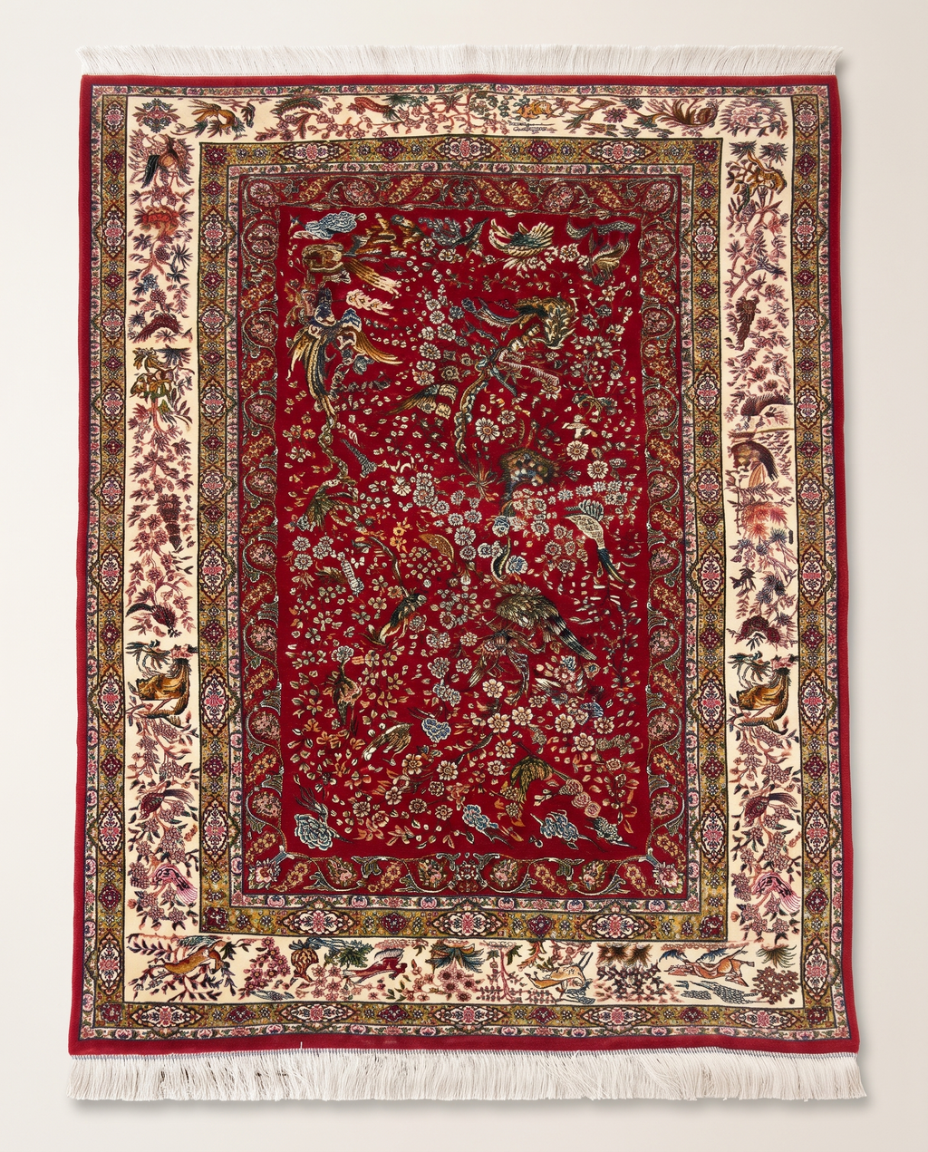 The Crimson Majesty Irani Carpet