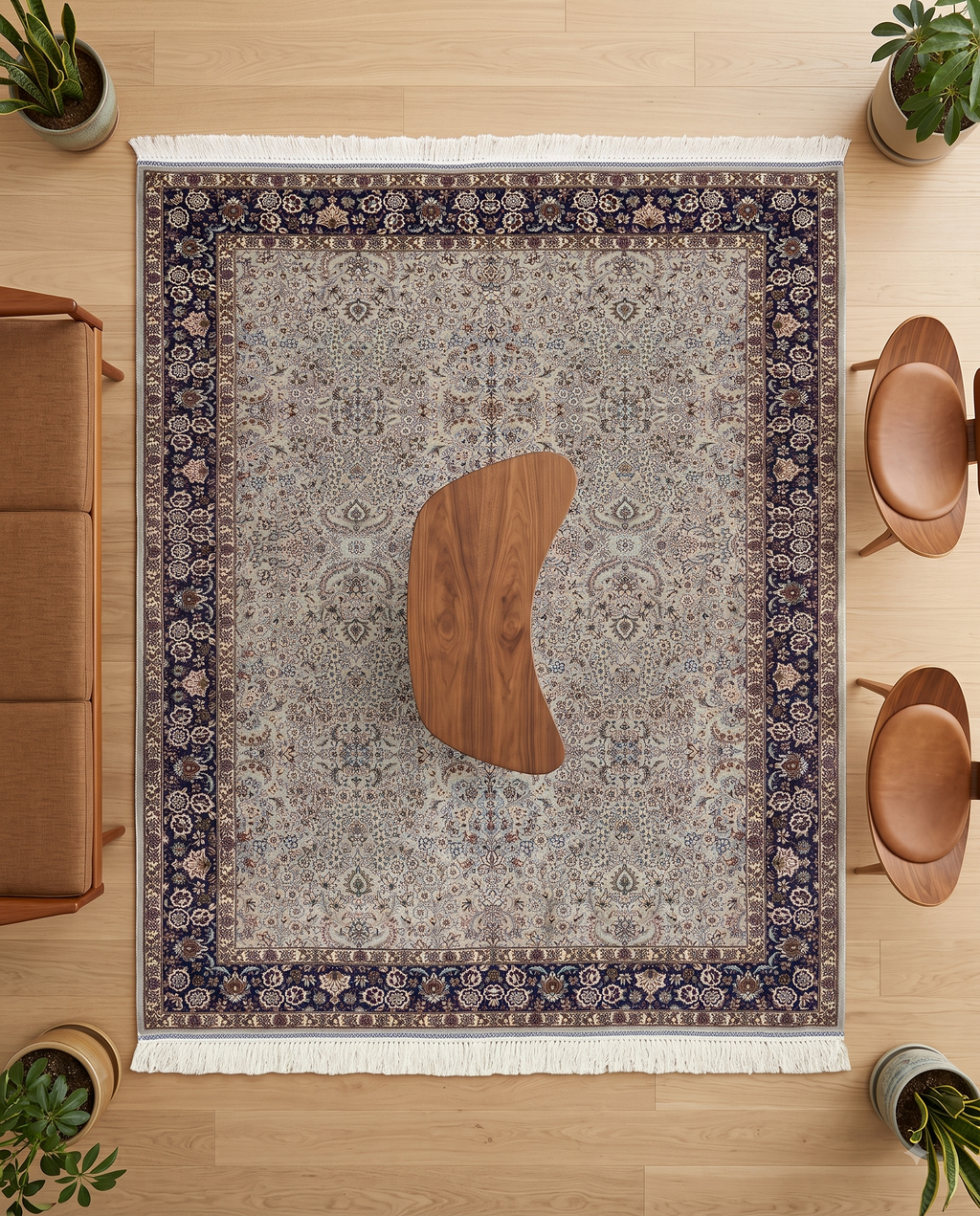 The Sovereign Midnight Garden Carpet