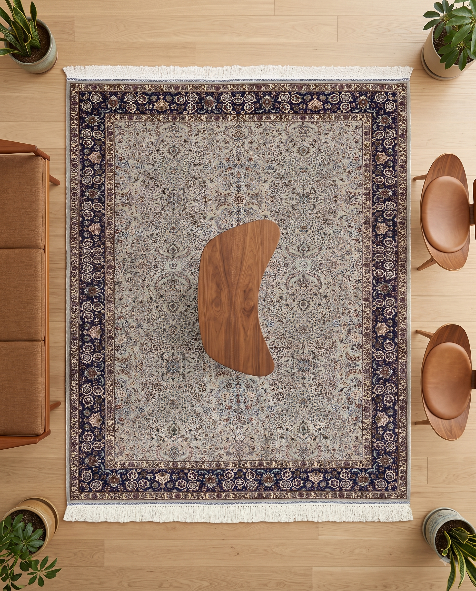 The Sovereign Midnight Garden Carpet