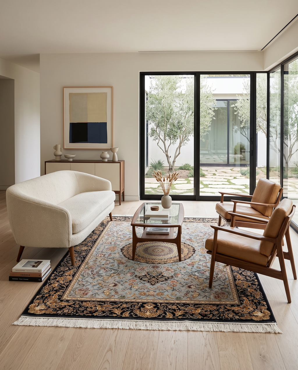 Opulent Royal Irani Designer Carpet