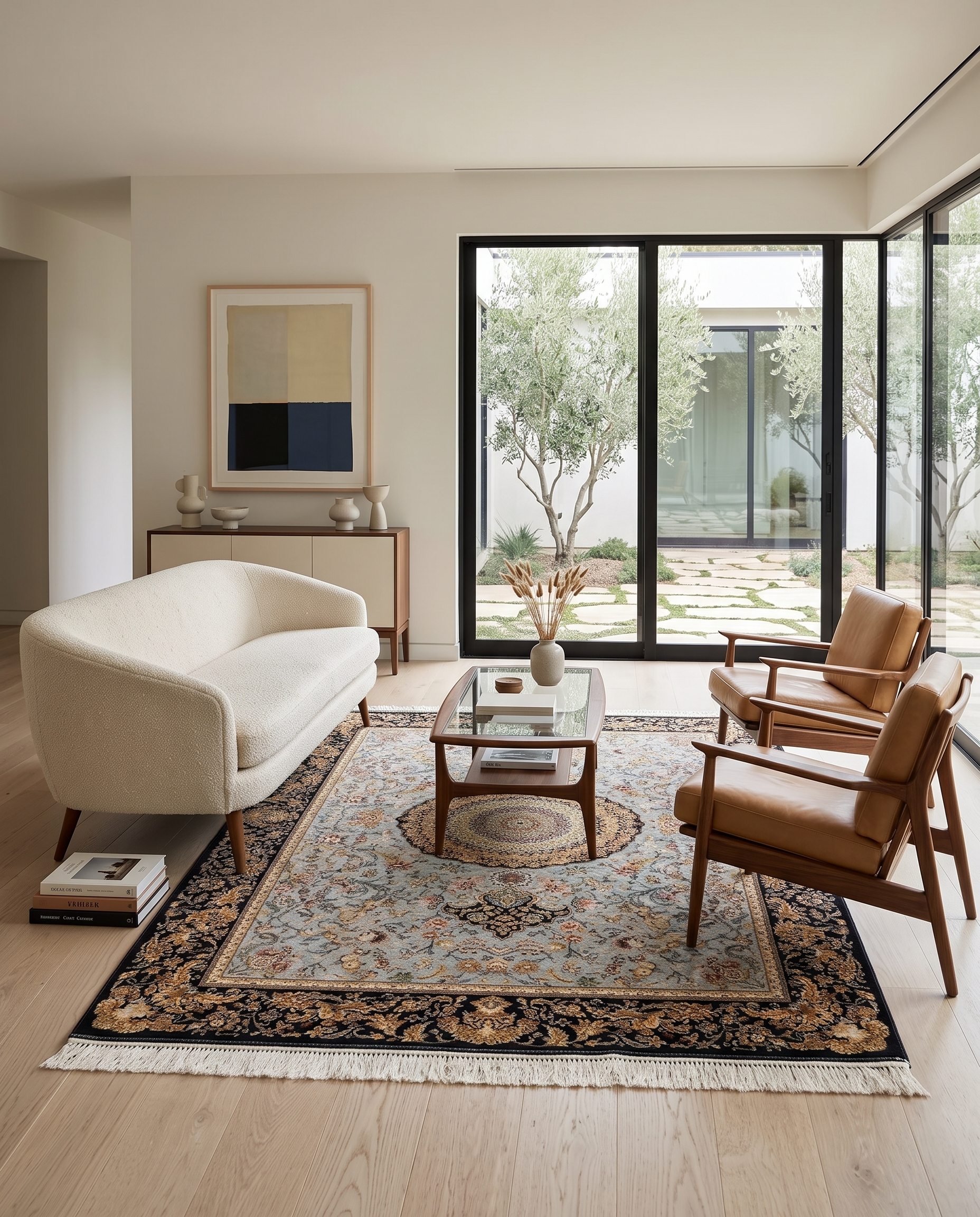 Opulent Royal Irani Designer Carpet