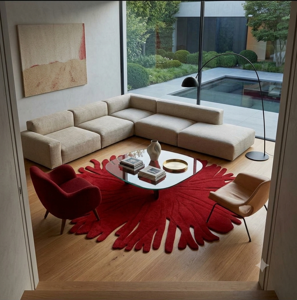 Bespoke Hand-Tufted Wool Masterpiece
