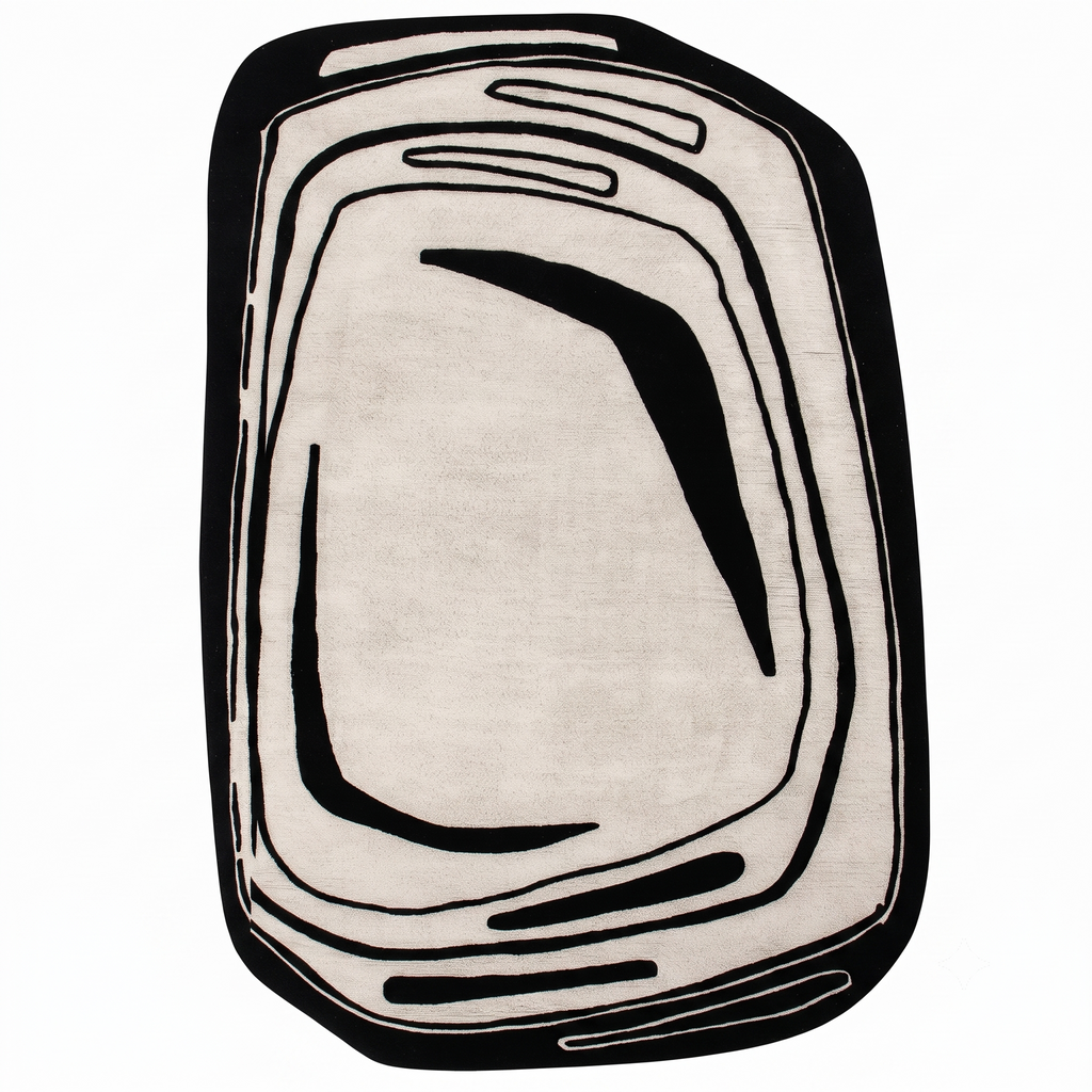 Architect's Sketch Wool Rug