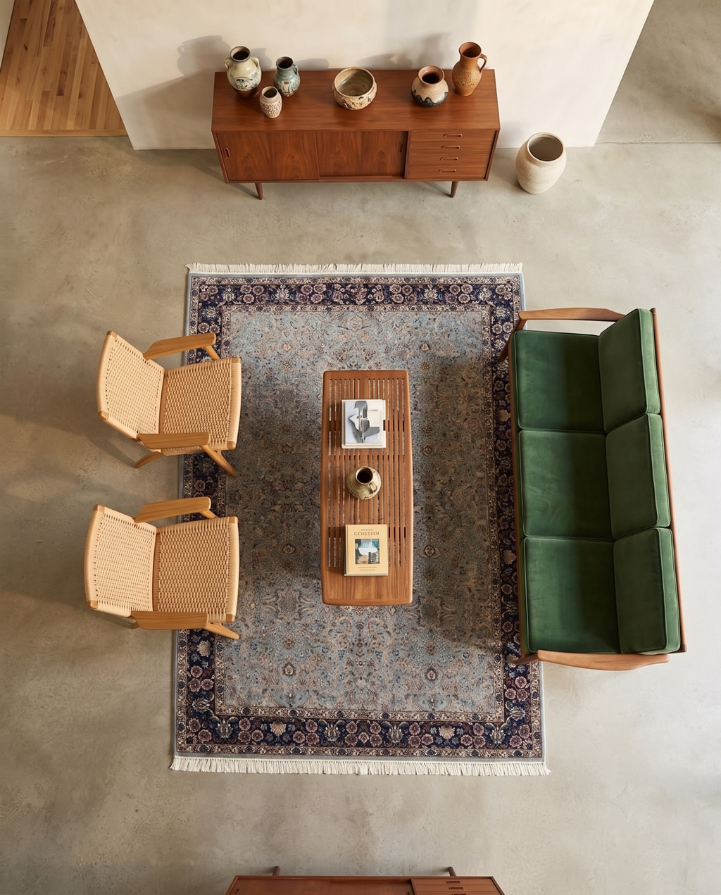 Azure Dynasty Heirloom Carpet