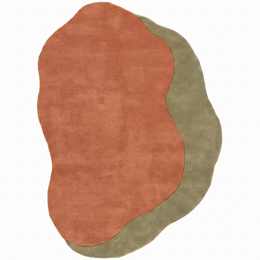 Terra Echo Irregular Wool Rug