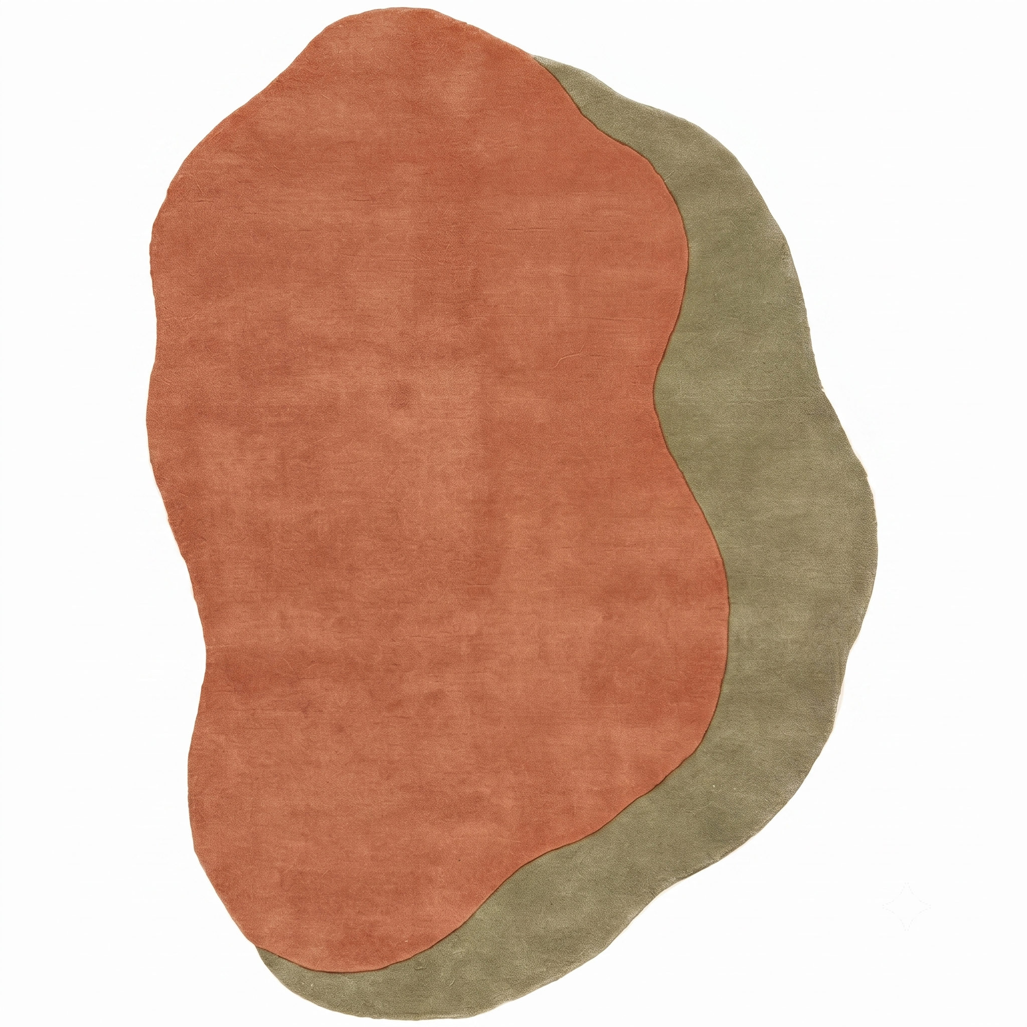 Terra Echo Irregular Wool Rug