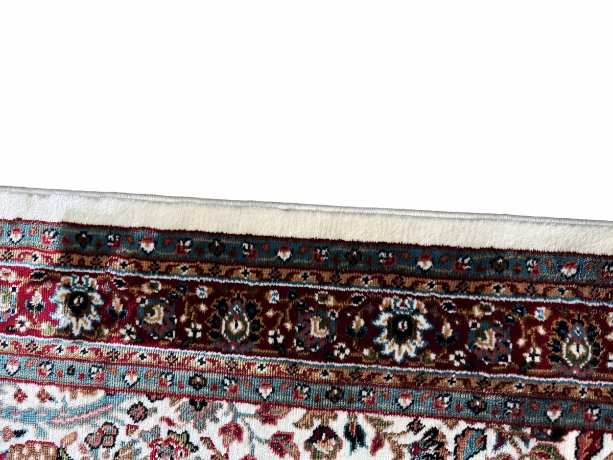 Persian Floral Garden Vintage Wool Rug