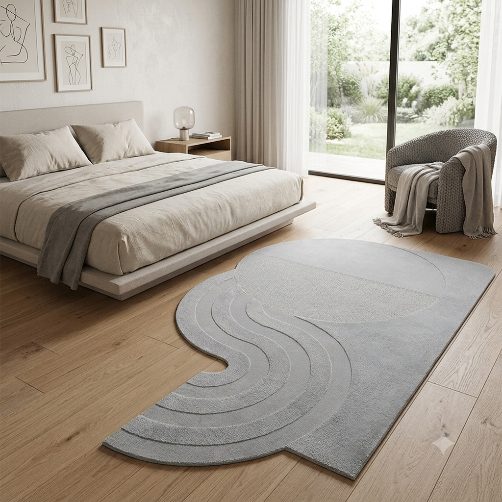 Moonlit Cascade Wool Rug