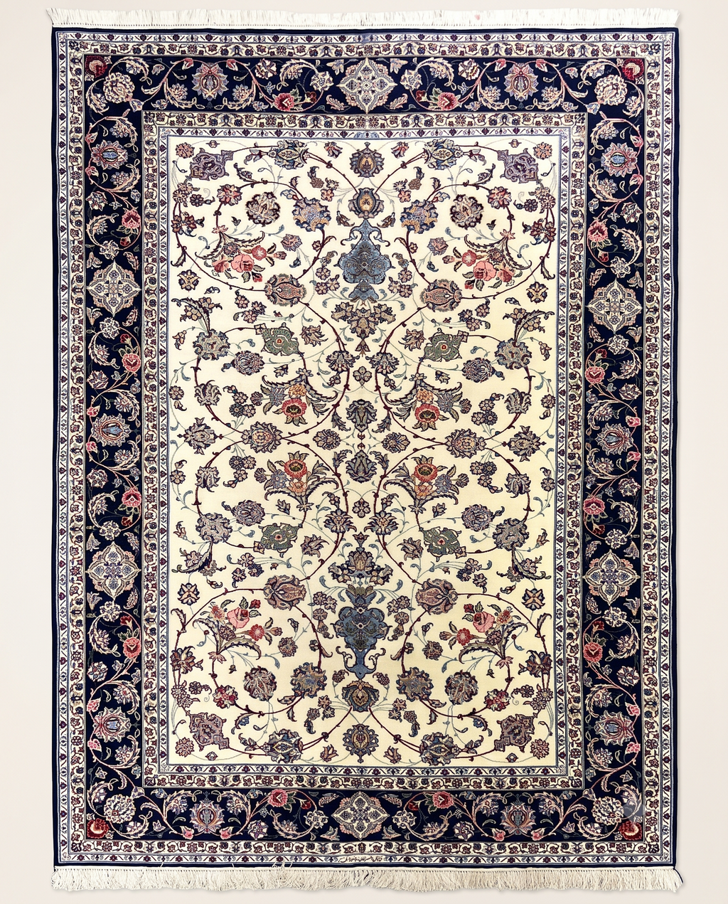 Hand-Knotted Persian Tree of Life Rug
