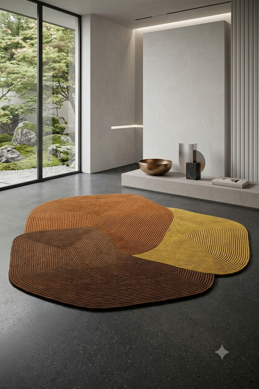 Atelier Cubes Wool Rug